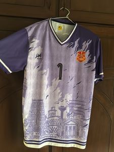 Mens Graphic Print Jersey Size L