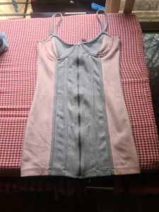 Colorblock Corset Dress