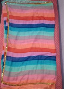 Multicolor Saree (Aliya Bhatt Famous)