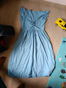 Beautiful Sky Blue Colour Dress
