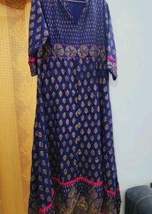 💙 Blue Anarkali  Gown
