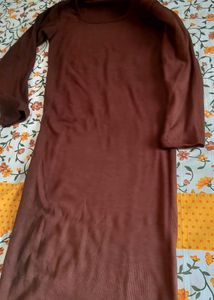 Brown Midi Dress