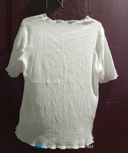 White Textured Top 🫶🏻