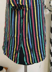Multi Colour Striped Top