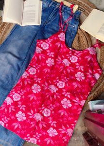 Color Block Button-Down Shirt