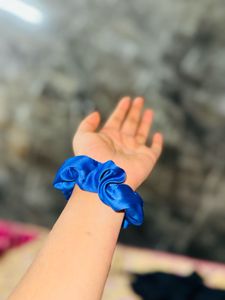 Silk Satin Scrunchies Five