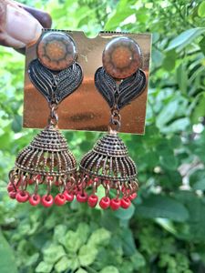 Boho Jhumka Earrings