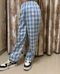 shein plaid pants