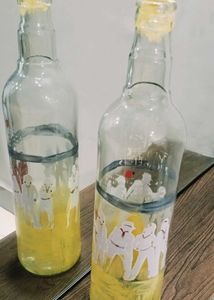 DIY Wine Bottle Planter