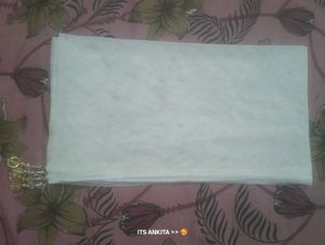 Elegant White Dupatta