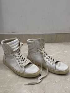 White High-Top Sneakers