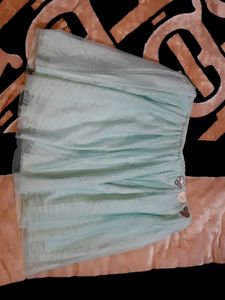 Blue Mini Skirt