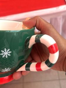 Festive Ginger Bread Xmas Mug - Green