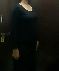 Basic Black Long Sleeve Top