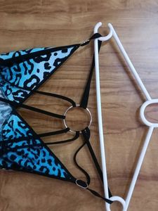 Blue Animal Print Dress