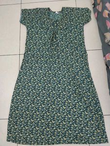 Gown nighty Floral Print Dress Maxi