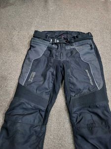 Black Motorcycle Riding Pants