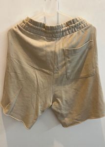 H&amp;M Beige Drawstring Sweat Shorts