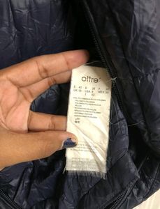 Oltre Blue Lightweight Puffer Jacket
