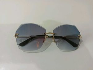 Rimless Octagon Sunglasses