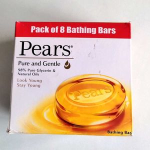 Pears Pure & Gentle Soap (8 Bars)