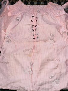 Pink Floral Top