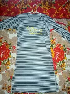 Striped Graphic Tee