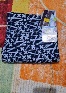 Unused Printed Denim Pants