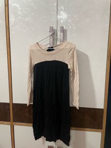 Stylish Two-Tone Dress