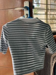 Striped Crop Top