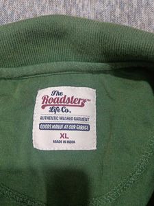 Green Printed Polo Shirt