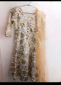 🌹Eid-special Sequence Work Velvet Dress Set