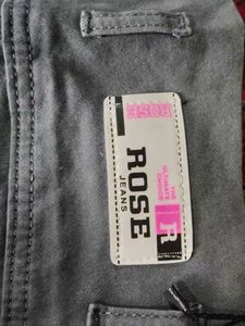 Gray High-Waisted Jeans Waist 25 Length30