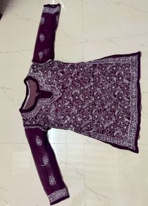 Elegant Purple Kurta💜