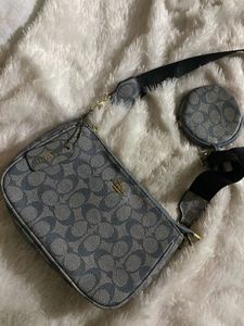 Coach Denim Crossbody Bag