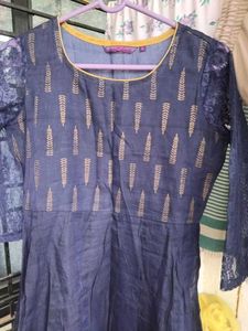 Elegant Blue Dress from Pantaloons