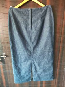 Denim  long Skirt