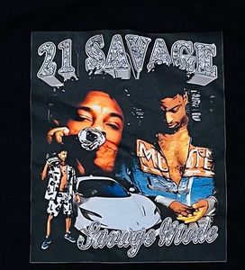 Black Printed Tshirt