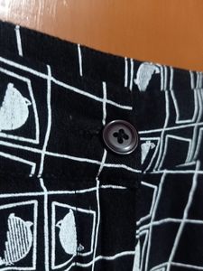 Global Desi Black &amp; White Pants