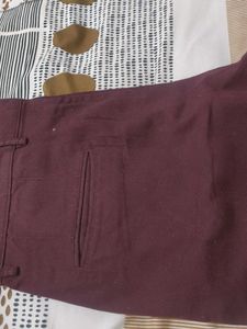 Burgundy Chino Pants