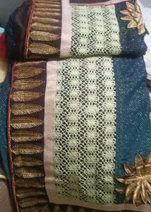 Elegant Embroidered Saree