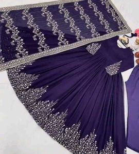 Elegant Embroidered Anarkali Suit