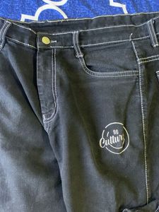 Black Cargo Jeans