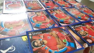 Topps Cricket Attax 2017 KXIP Team Set