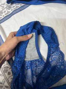 Blue Lingerie Set