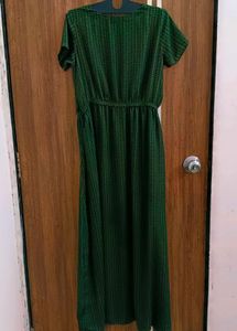 Bottle Green Maxi Gown