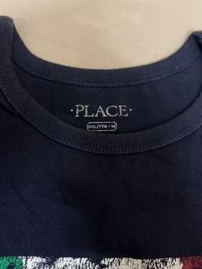 The Children Place Blue Half Sleeve Casual T-shirt