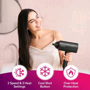 Agaro HD-1214 Hair Dryer - Black