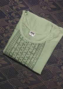 Elegant pista green colour Kurti for women size-S