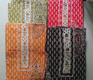 Printed Cotton Unstitched Suit